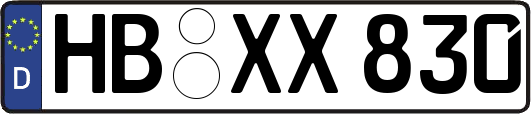 HB-XX830