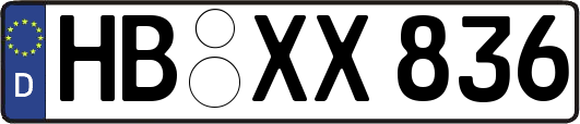 HB-XX836