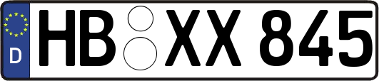 HB-XX845