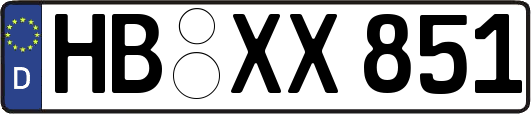 HB-XX851