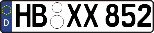 HB-XX852