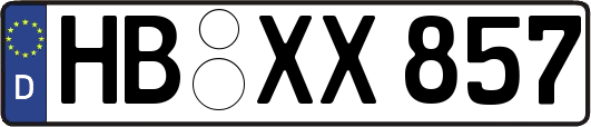 HB-XX857