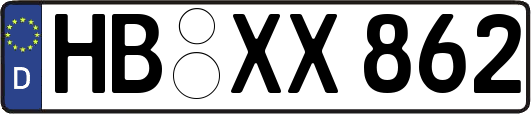 HB-XX862