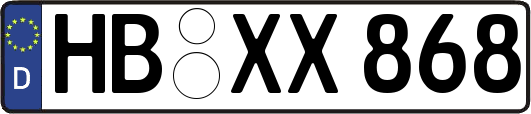 HB-XX868