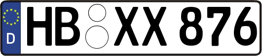 HB-XX876