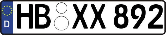 HB-XX892