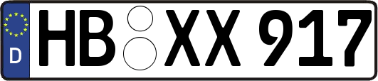 HB-XX917