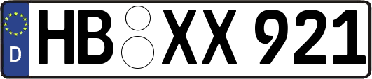 HB-XX921