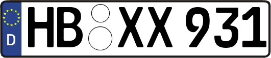 HB-XX931