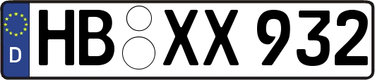 HB-XX932