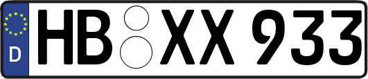 HB-XX933