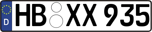 HB-XX935
