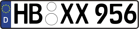 HB-XX956