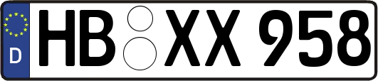 HB-XX958
