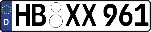 HB-XX961