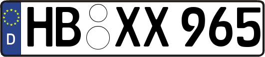 HB-XX965
