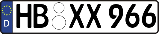 HB-XX966
