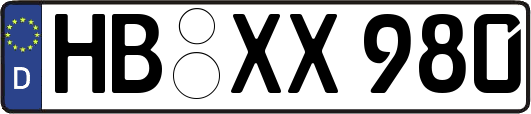 HB-XX980