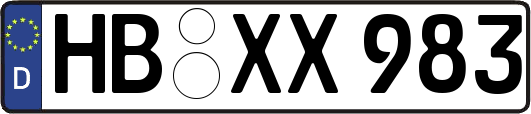 HB-XX983