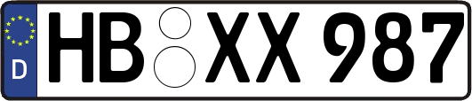 HB-XX987