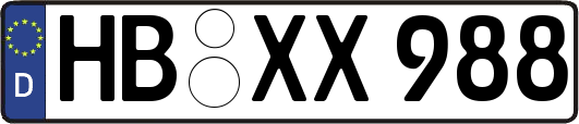 HB-XX988