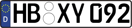 HB-XY092