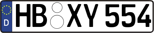 HB-XY554