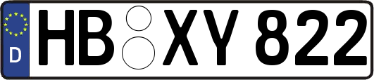 HB-XY822