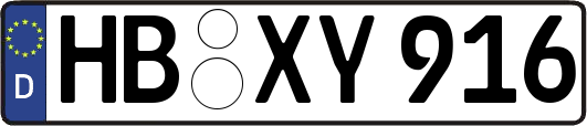 HB-XY916