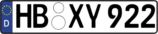 HB-XY922