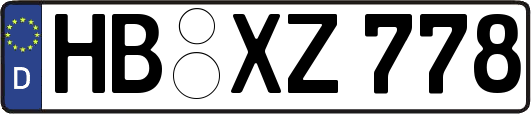 HB-XZ778