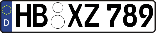 HB-XZ789