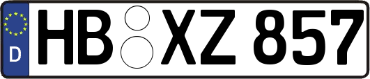 HB-XZ857