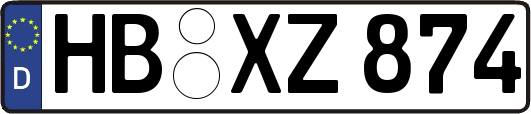 HB-XZ874