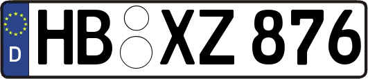 HB-XZ876
