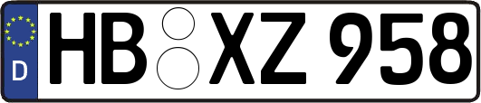 HB-XZ958