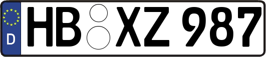 HB-XZ987