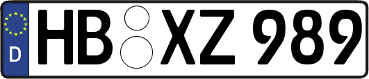 HB-XZ989