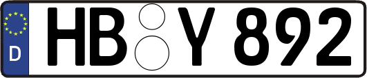 HB-Y892