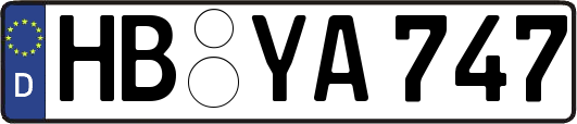 HB-YA747