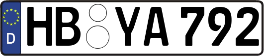 HB-YA792