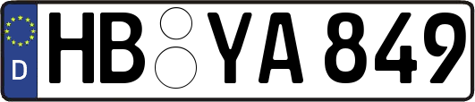 HB-YA849