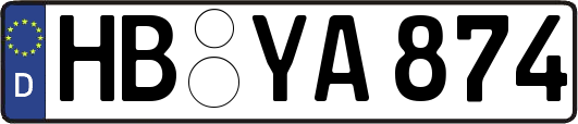 HB-YA874