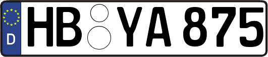 HB-YA875