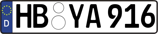 HB-YA916