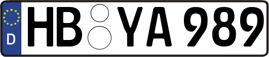HB-YA989