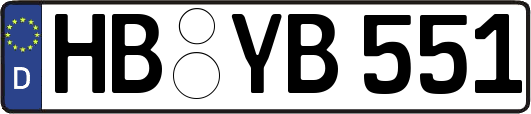 HB-YB551