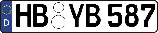 HB-YB587