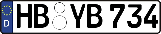 HB-YB734