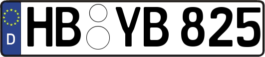HB-YB825